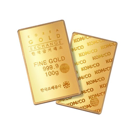 한국조폐공사 품질인증 골드바 100g